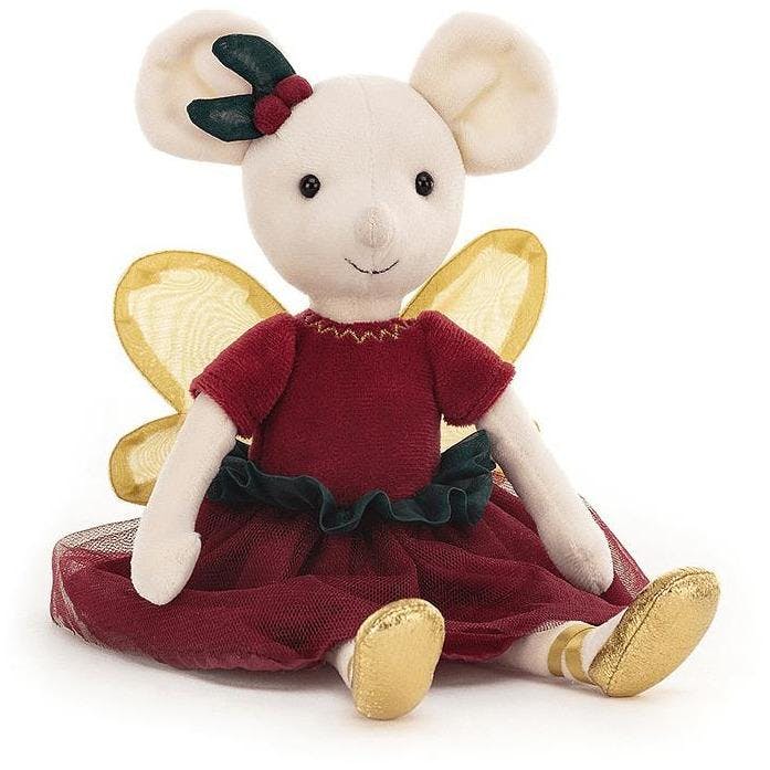 Jellycat Fairy Mouse Sugar Plum · M