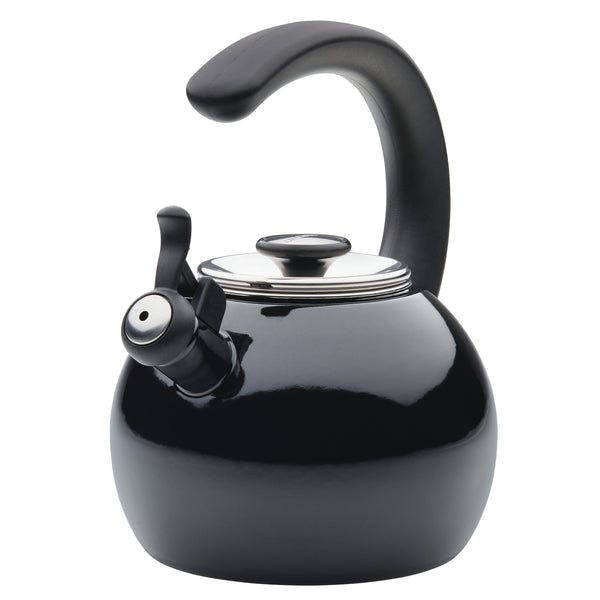 Circulon Enamel on Steel Whistling Induction Teakettle With Flip-Up Spout, 2-Quart