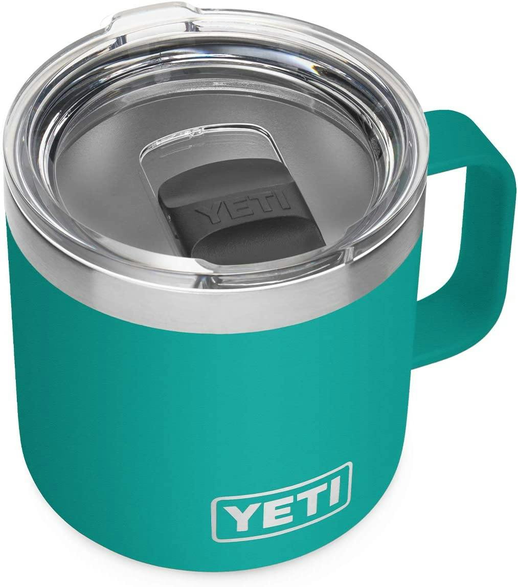 YETI Rambler 16 oz STACKABLE PINT w/ matching MAGSLIDER lid Camp Green