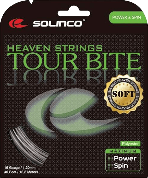 Solinco Tour Bite Soft String · 16g · Silver