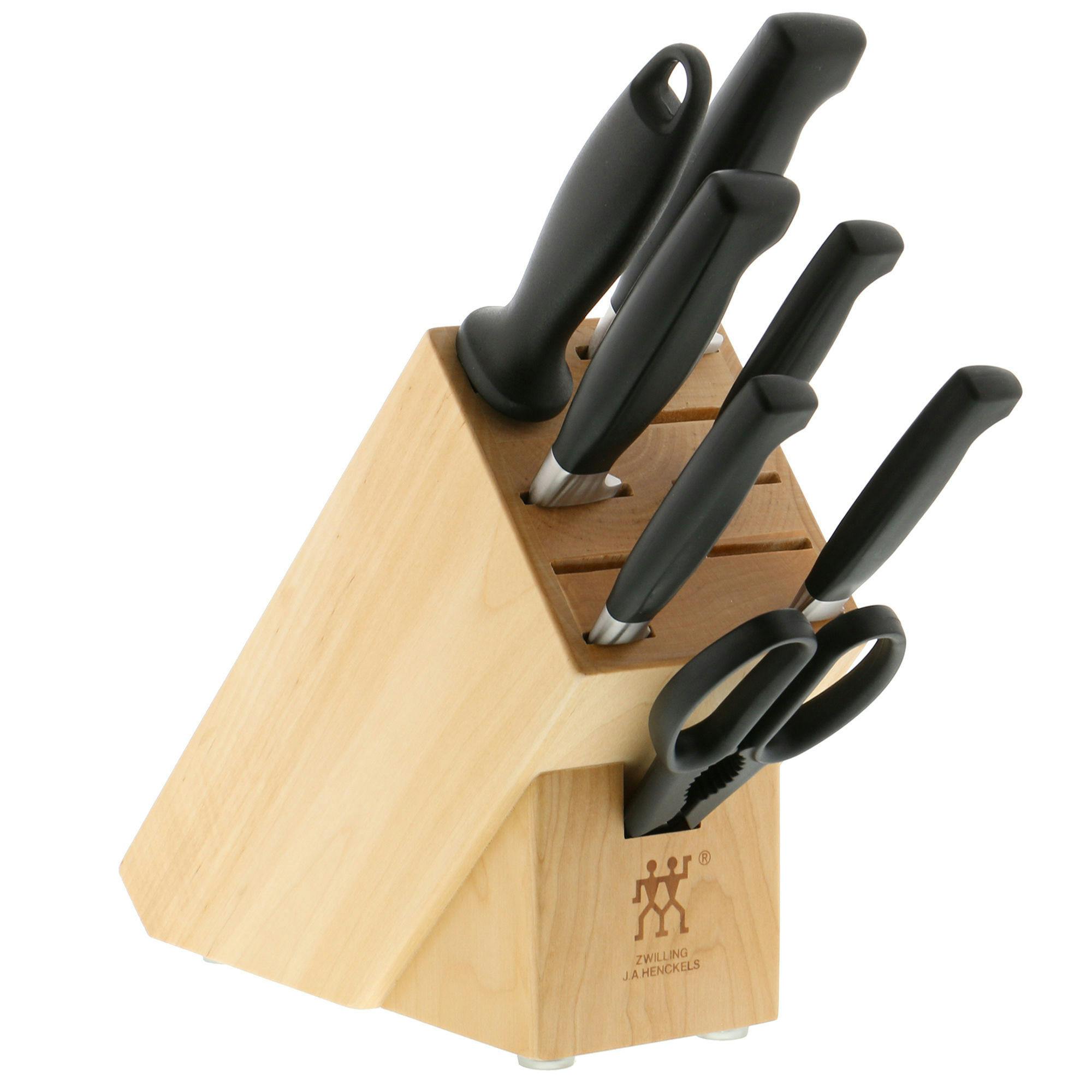 Anolon 8-Piece Knife Block Set in Black