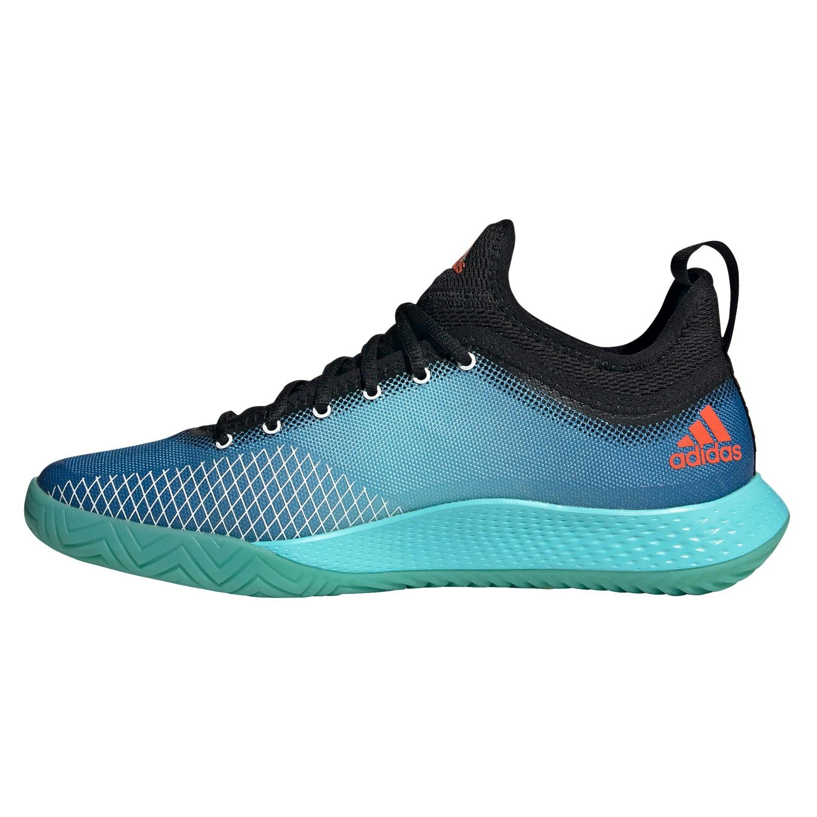 Adidas Defiant Generation Aqua Mens Tennis Shoes - AQUA/BK/BL 448 / D Medium / 8.5