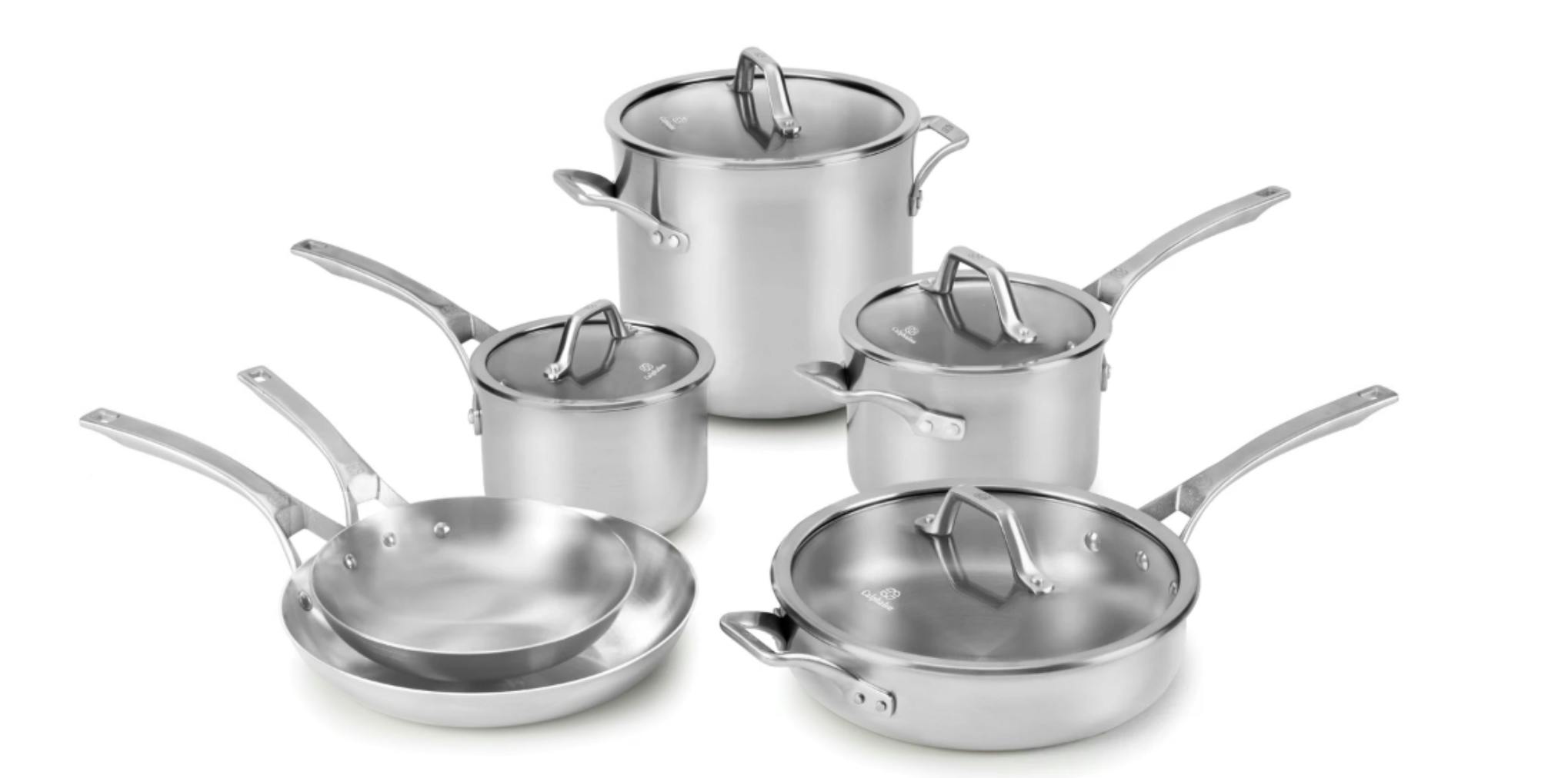 Buy Bergner Silver Stainless Steel 5Piece Cookware Set, Tope with