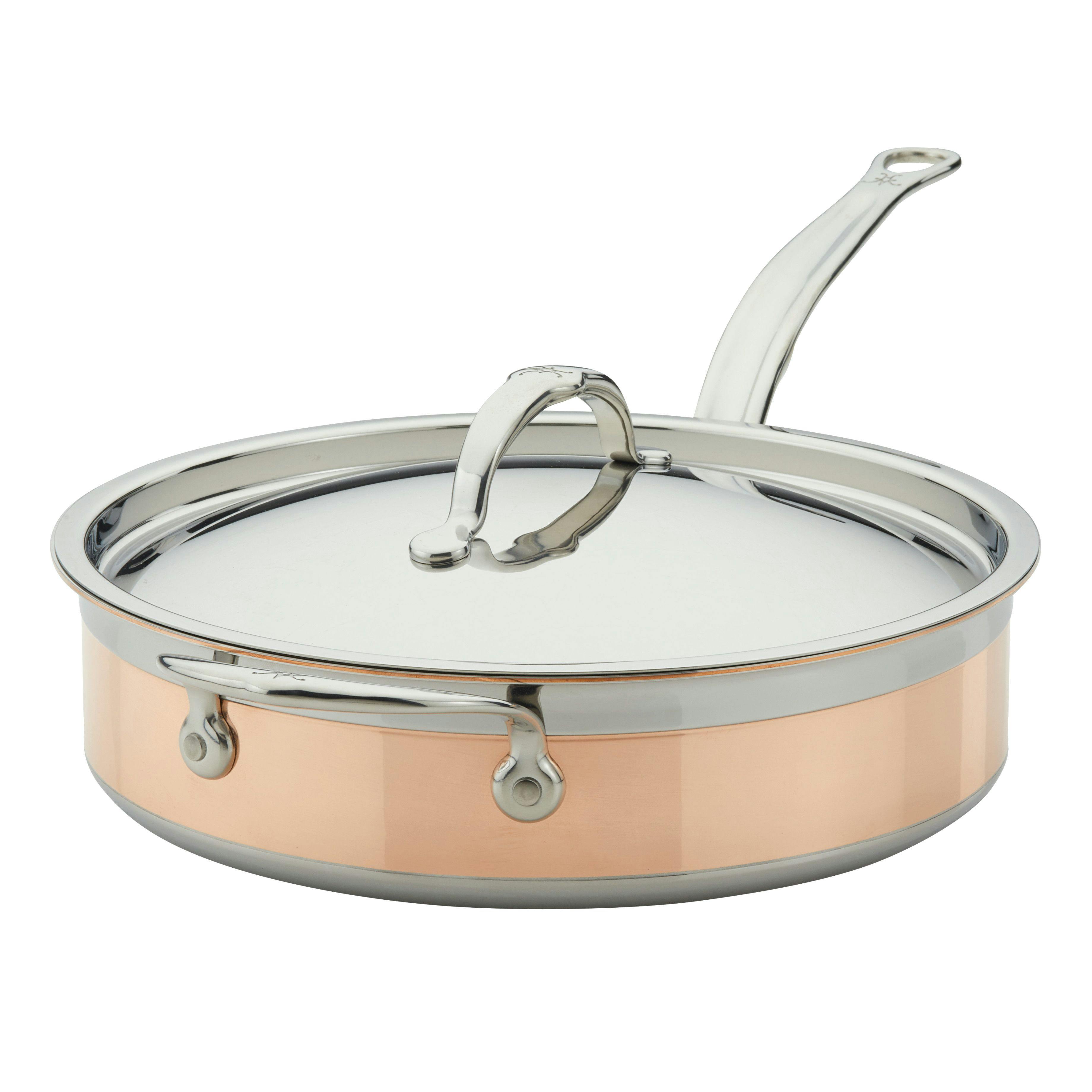 Hestan CopperBond Induction Copper 3.5 QT Covered Saute Pan