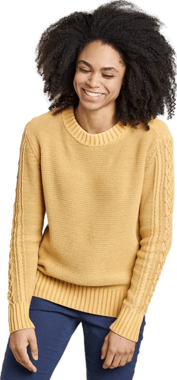 Toad&Co. Women's Cambridge Cable Crew Sweater