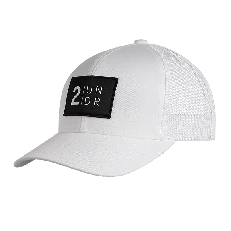 2UNDR Snap Back Mesh Hat (White)