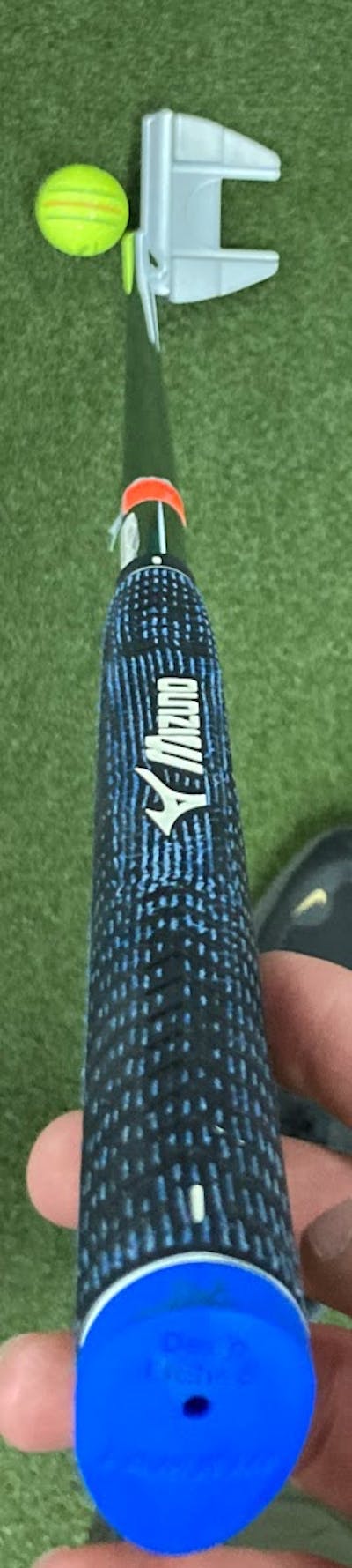 Top down view of the Mizuno M.Craft Type VI Putter.