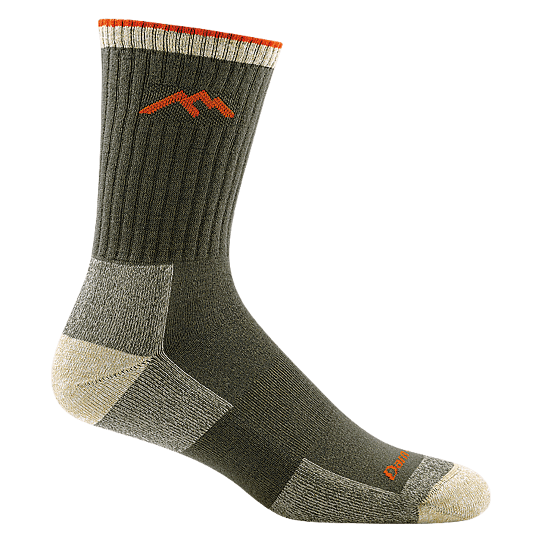 Darn Tough Men's Coolmax® Hiker Micro Crew Midweight Hiking Socks with Cushion