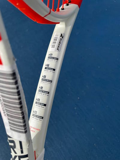 Details on the  Babolat Pure Strike Team 100 Racquet · Unstrung.