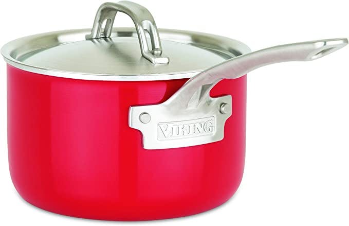 Viking Multi-Ply 2-Ply 11pc Cookware Set, Stainless Steel Lids