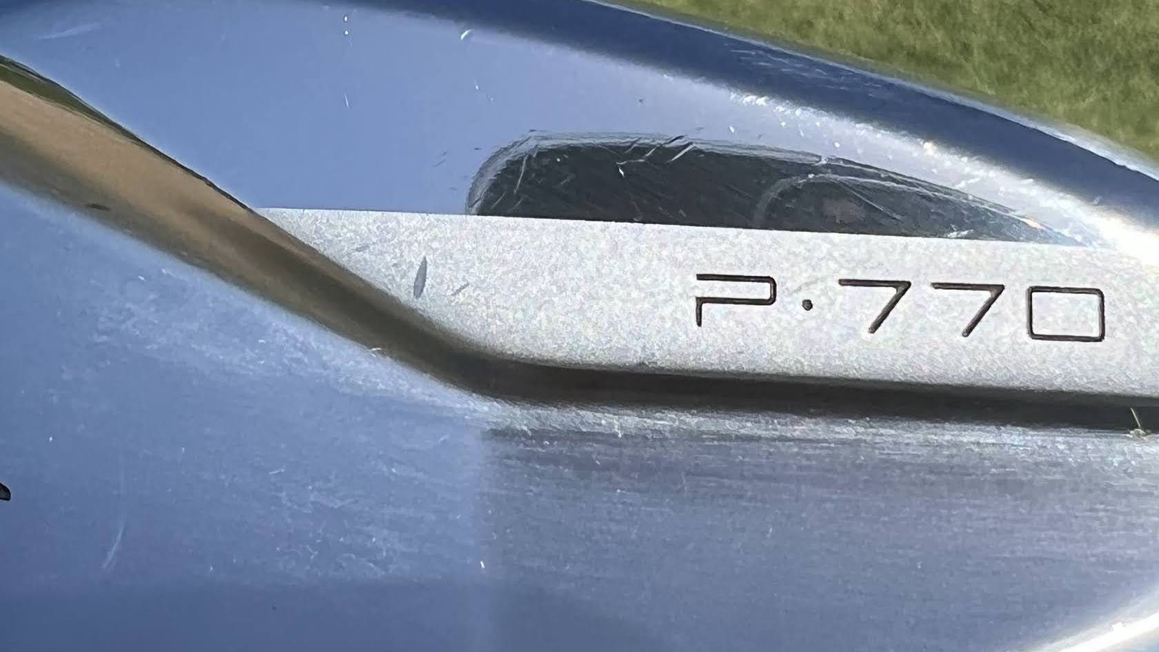 Head of the TaylorMade P770 Iron.