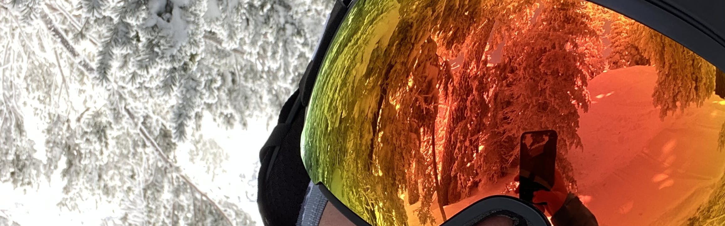 Close up of the POC Zonula Clarity Goggles.