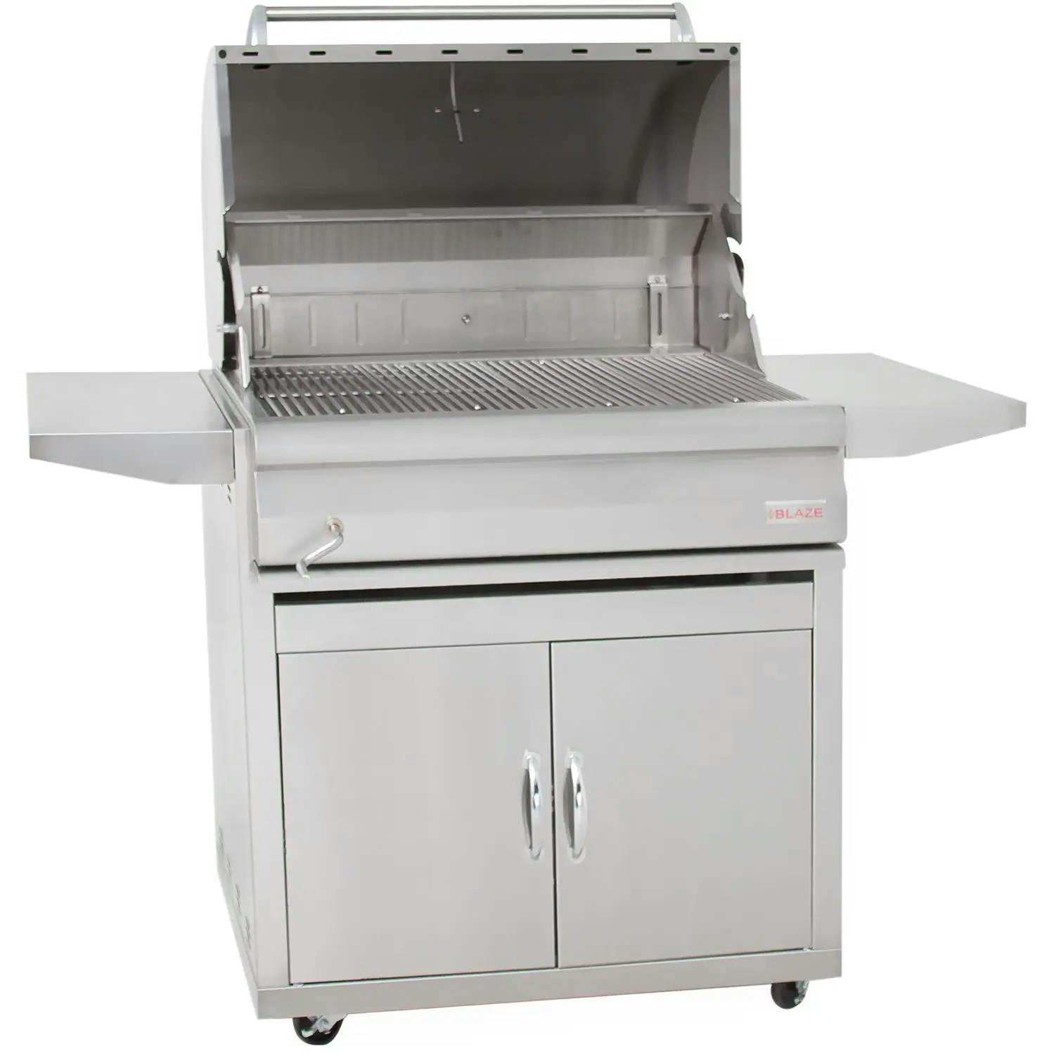 Blaze Built-In Stainless Steel Charcoal Grill with Adjustable Charcoal Tray · 32 in.