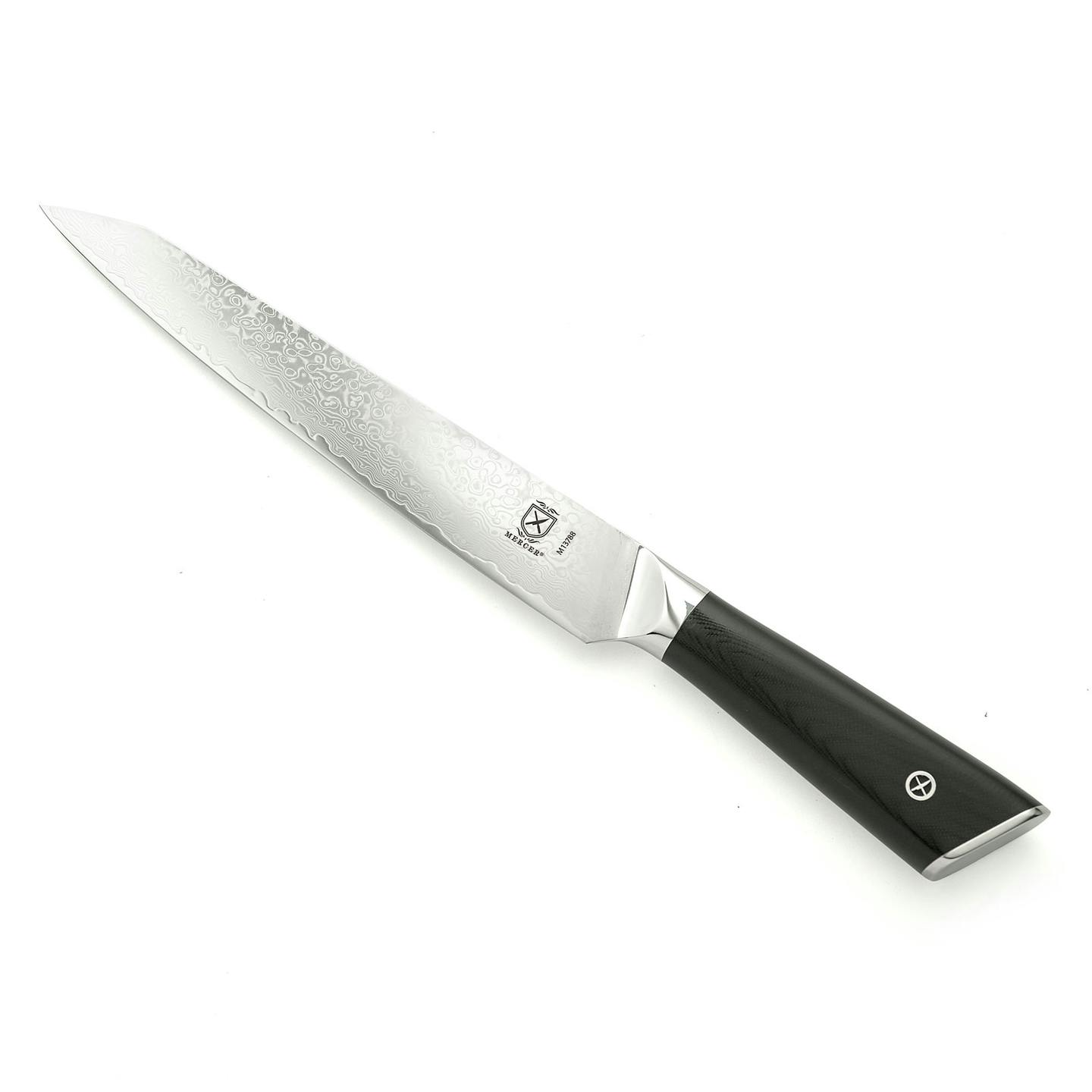 Mercer Culinary M13788 Premium Grade Super Steel, 8" Slicer, G10 Handle
