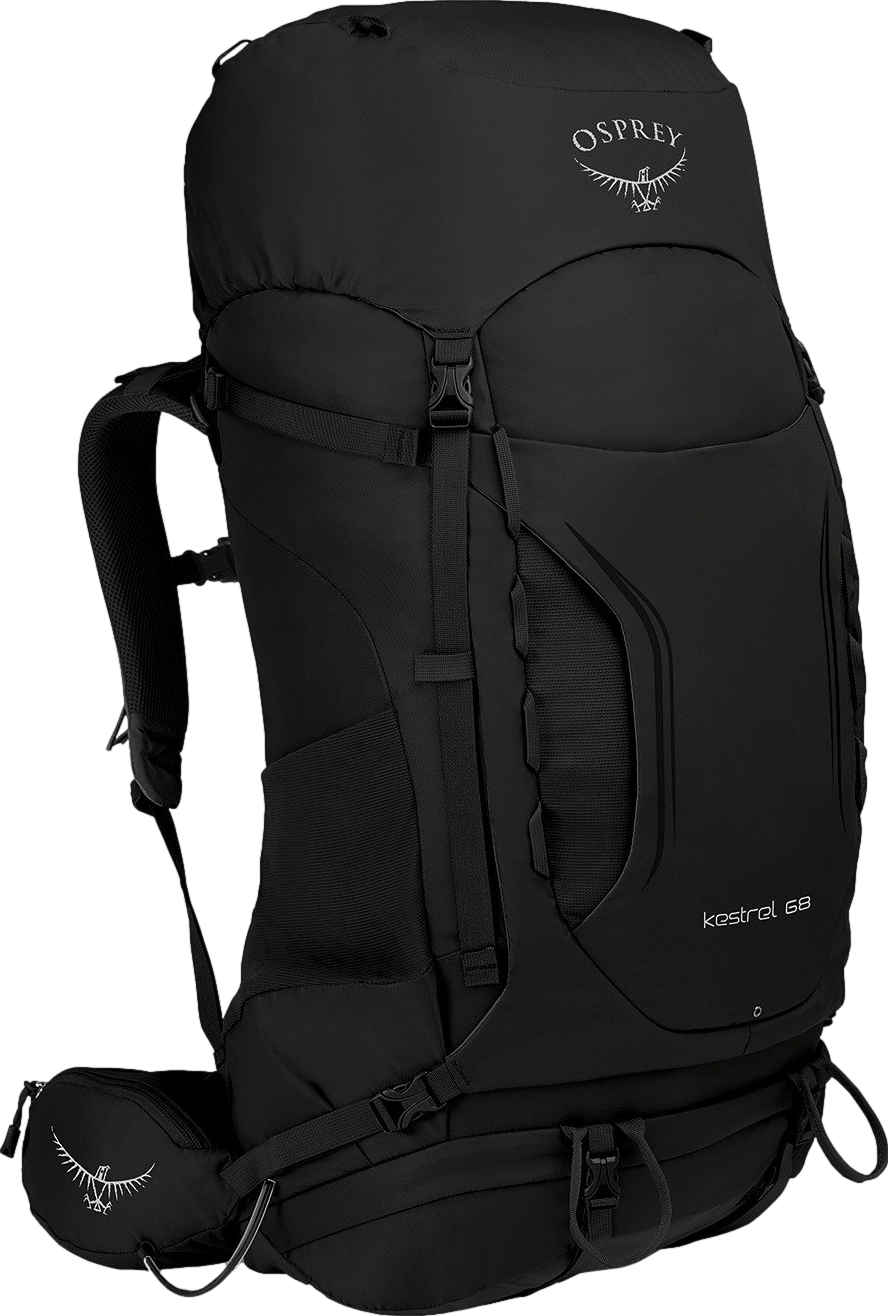 Osprey Kestrel 68 Backpack · Black