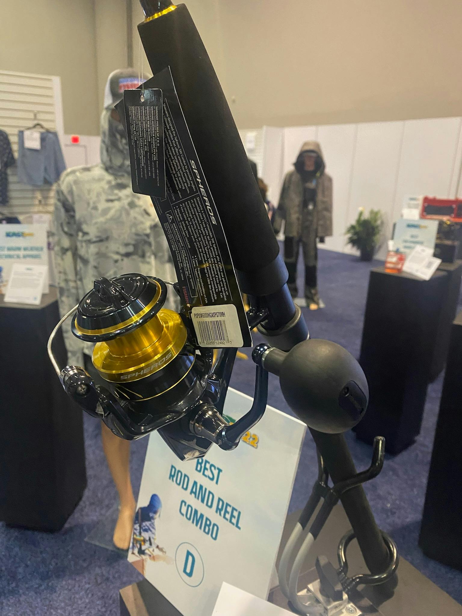 The Shimano Spheros SW Combo on display at ICAST 2022