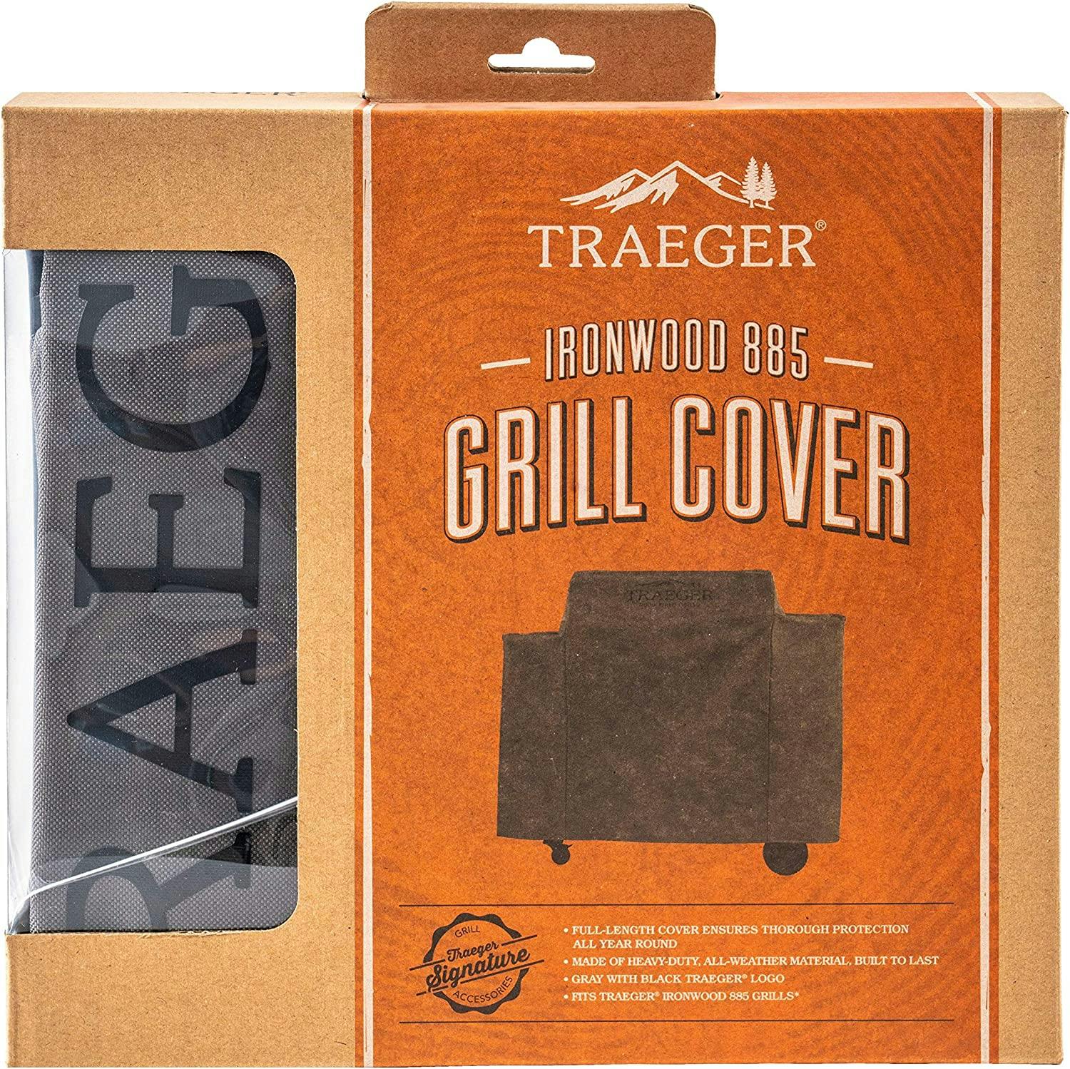 Traeger Full Length Grill Cover for Ironwood 885 Series Pellet Grills
