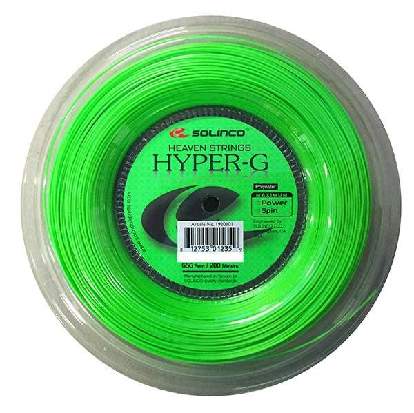 Solinco Hyper-G String Reel · 19g · Lime Green