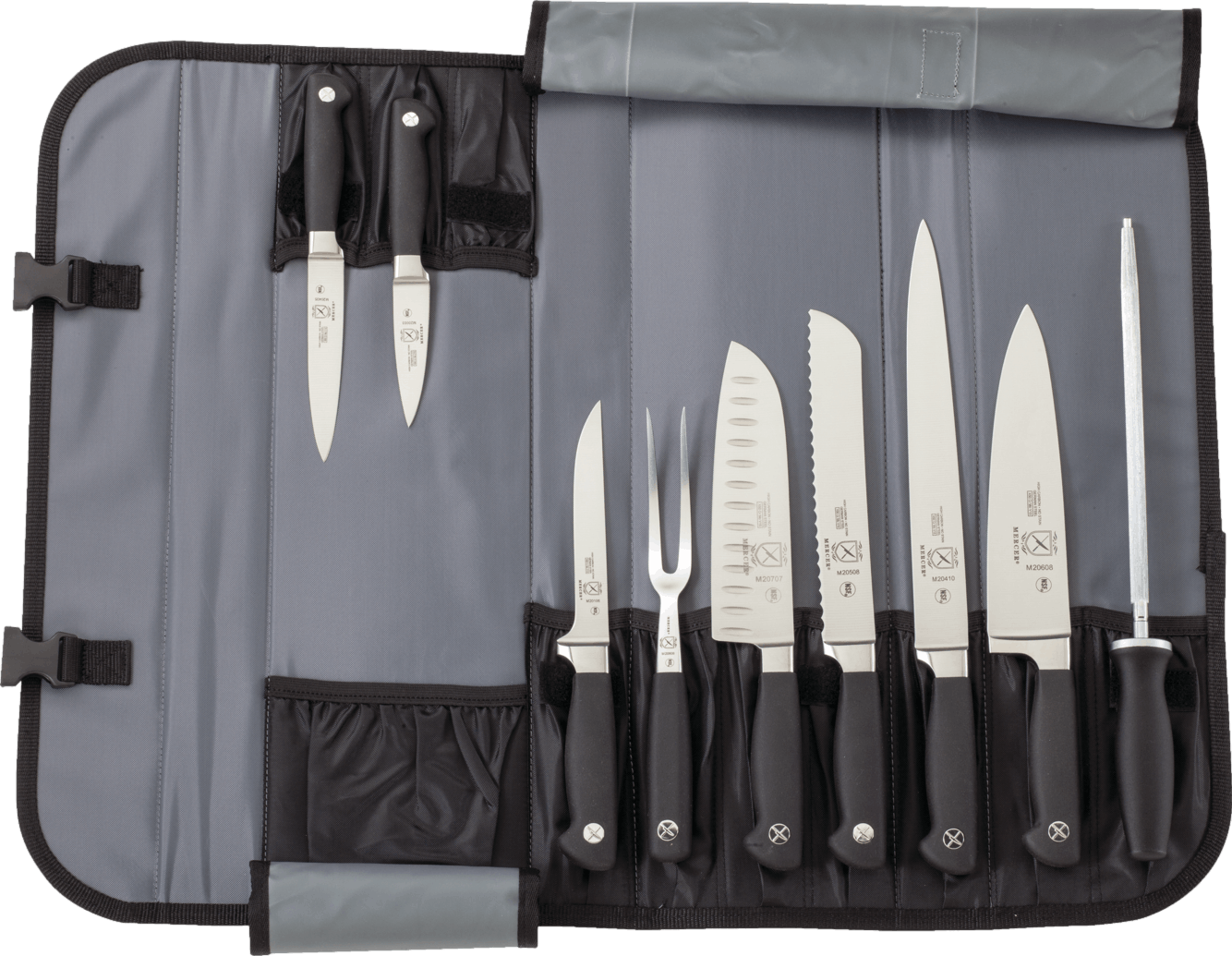 Mercer Culinary 10-Piece Genesis Knife Set in Case
