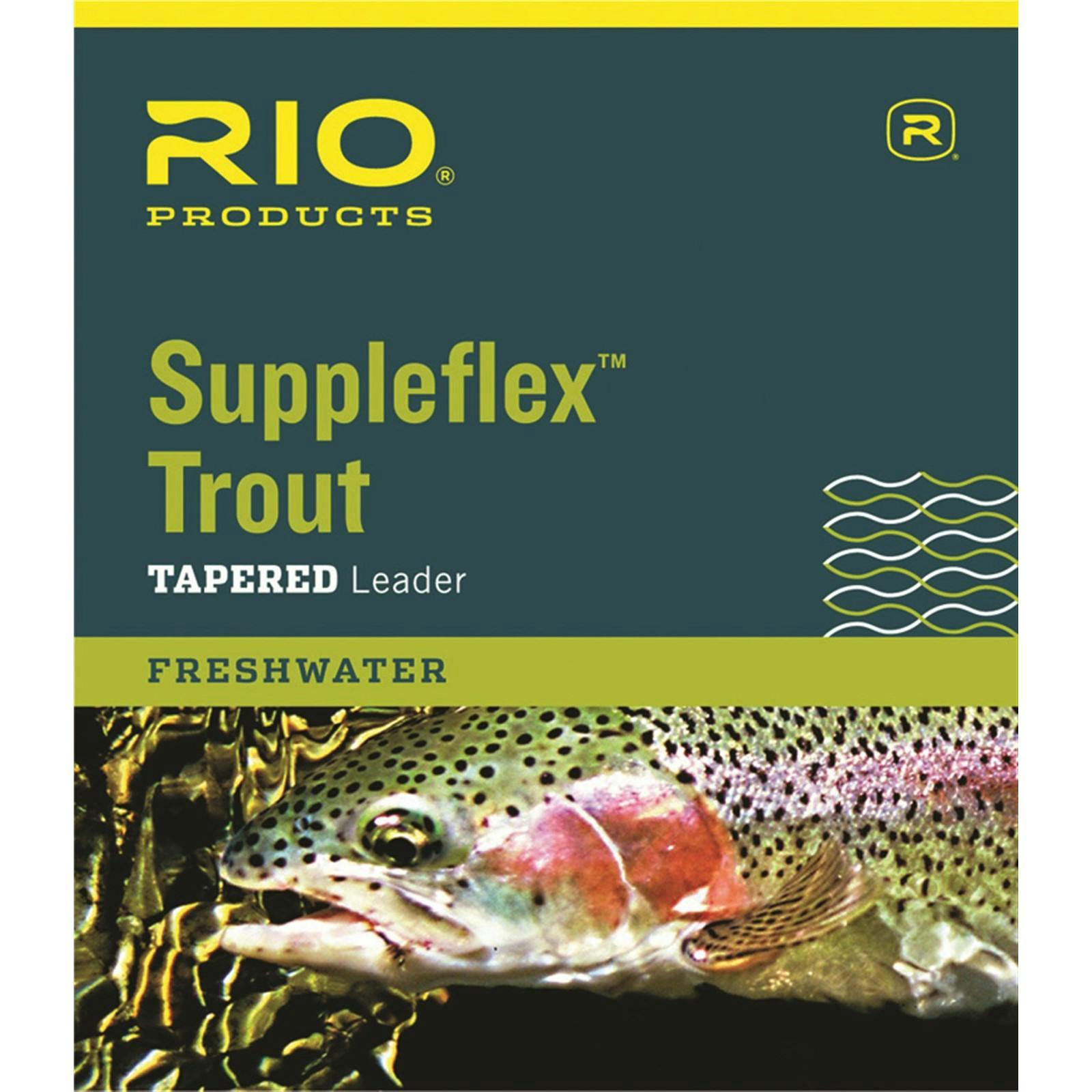 Orvis Superstrong Plus Trout leaders  2 pack 9 foot 1X 12.7 lb 2 ea leaders 