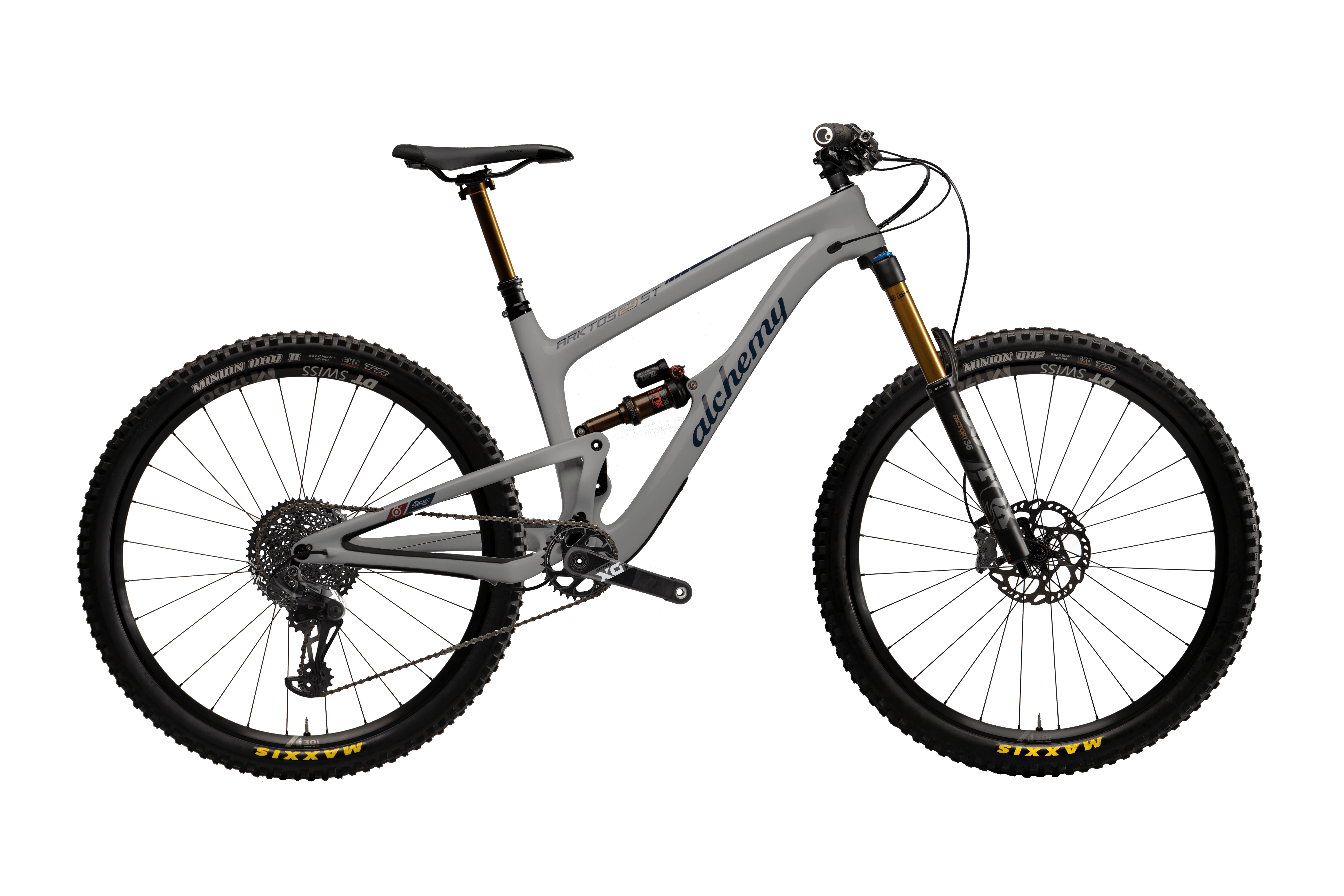 Alchemy Bicycles' Arktos 29 ST mountain bike against a white background.