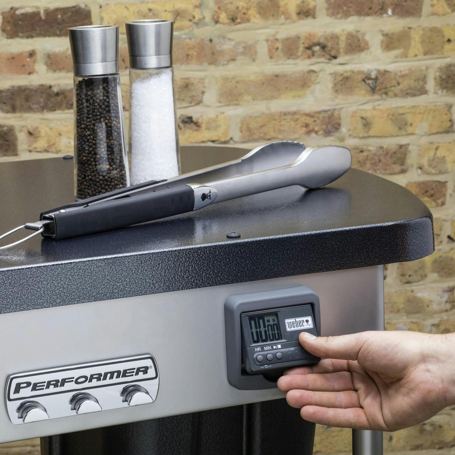 Weber Performer Deluxe Freestanding Charcoal Grill with Touch-N-Go Ignition · 22 in.