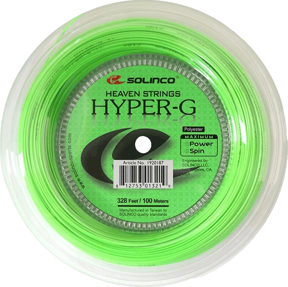 Solinco Hyper-G Mini String Reel · 16L · Lime Green