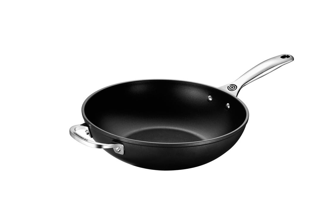 Le Creuset Toughened Nonstick Pro 12" Stir Fry Pan with Helper Handled