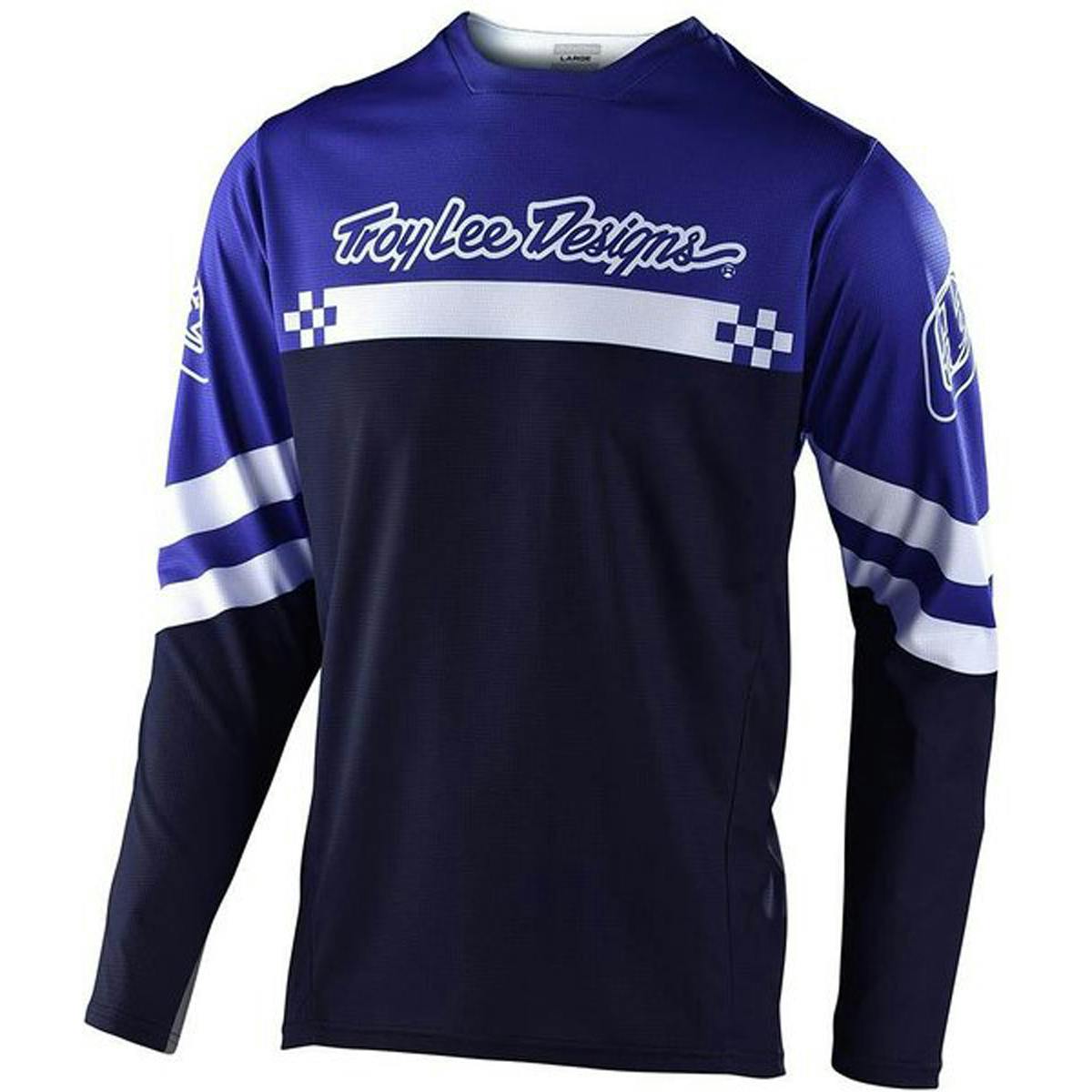 Troy Lee Designs Youth Sprint Jersey - Royal Blue/White - Small