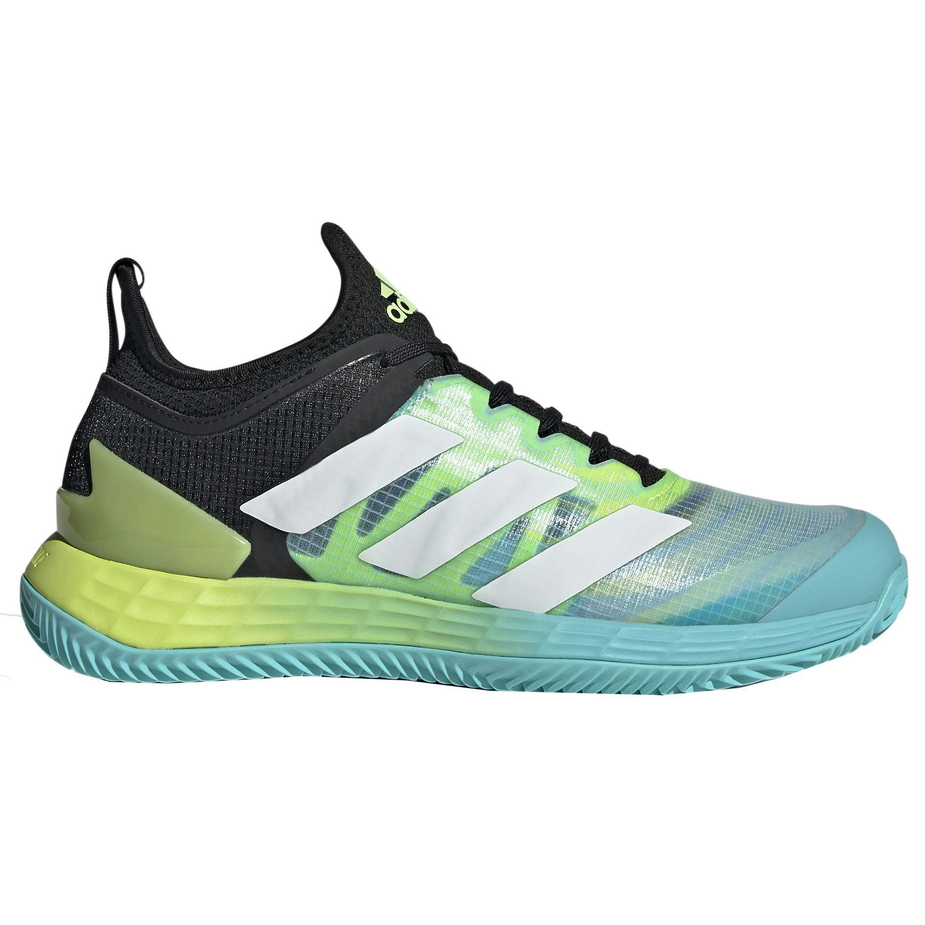 Adidas Adizero Ubersonic 4 Clay Black-Lime Womens Tennis Shoes - BLK/WHT/LIM 001 / B Medium / 8.0