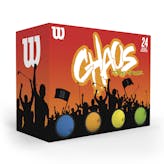 Wilson 2022 Chaos Golf Balls  · Multi-Colored · 24-Ball
