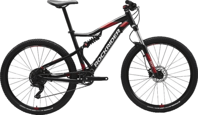 Decathlon Rockrider ST530S 27.5" Full Suspension Mountain Bike · Black · L