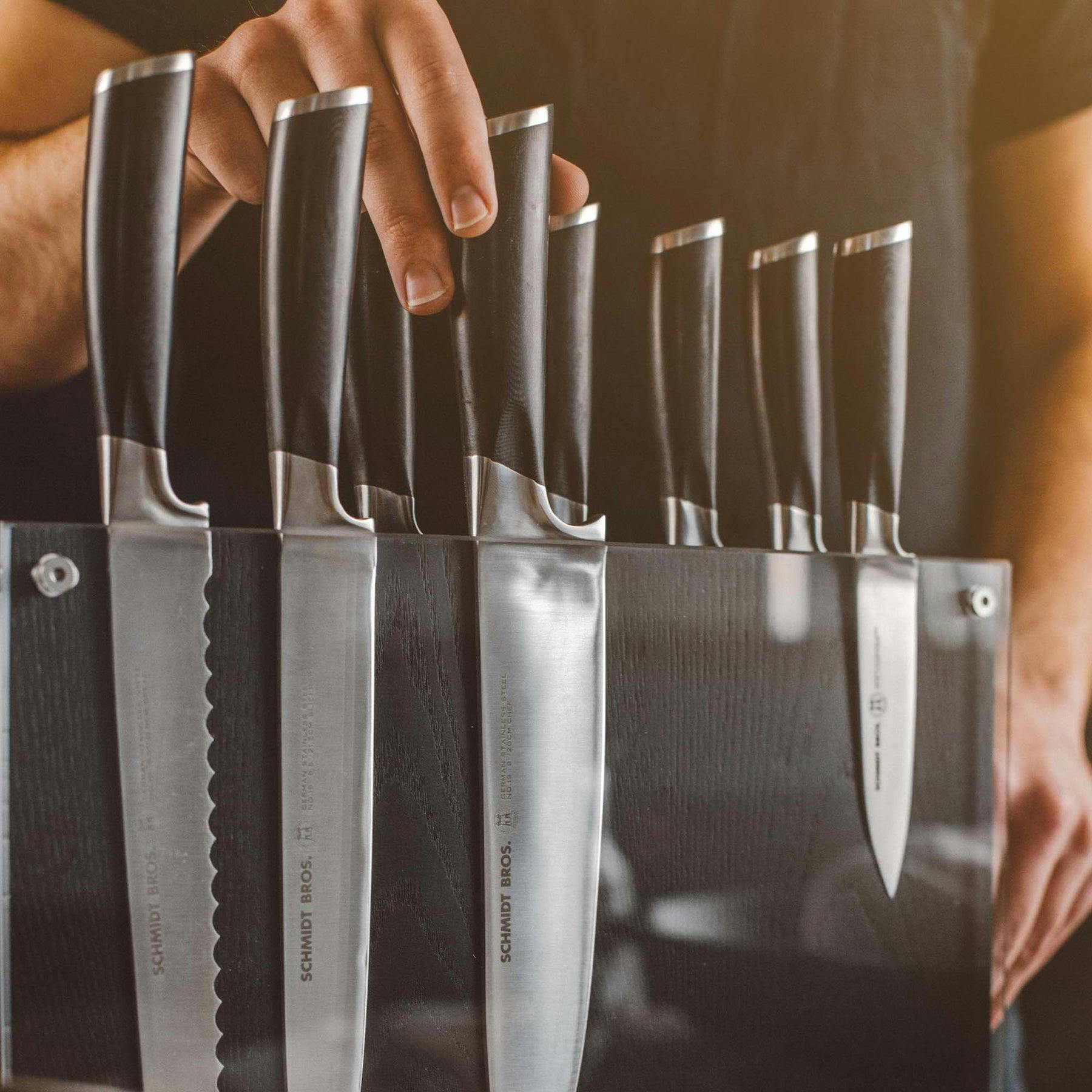 Tips for Sharpening Your Kitchen Knives – Schmidt Bros.