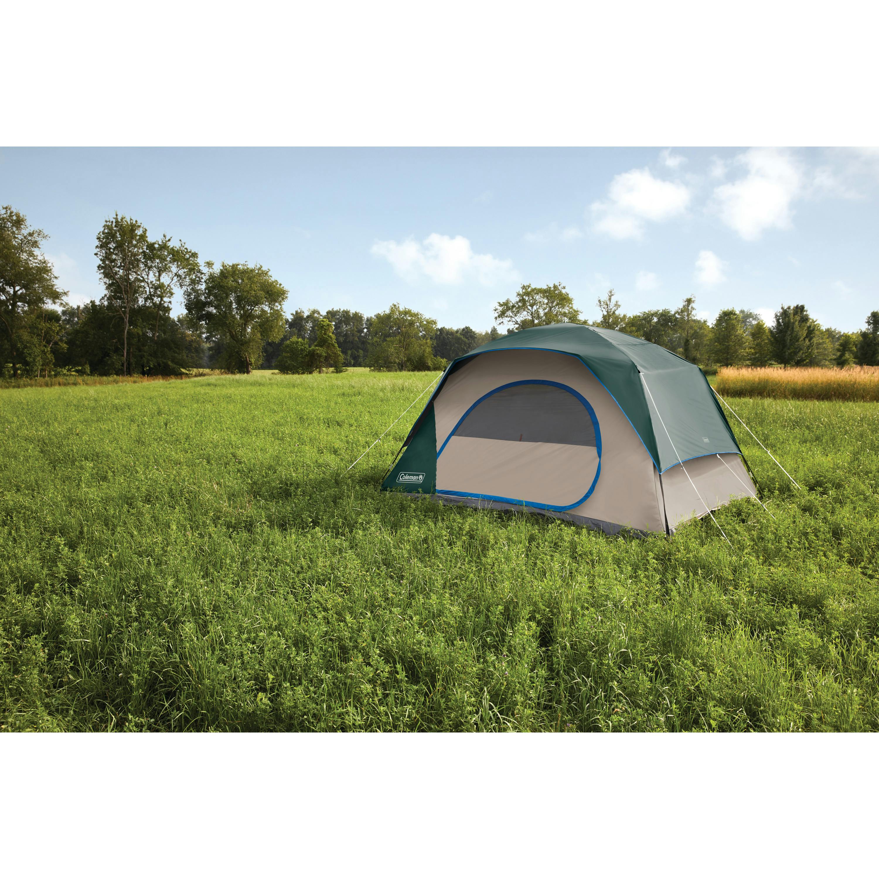 Coleman Skydome Camping Tent · 8 Person · Evergreen
