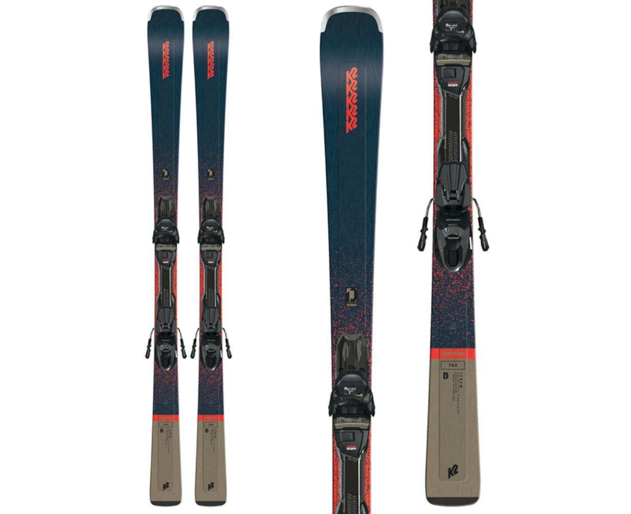 The The K2 Disruption 76 Skis. 