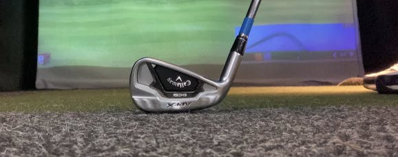 Back of the Callaway Apex DCB Iron.