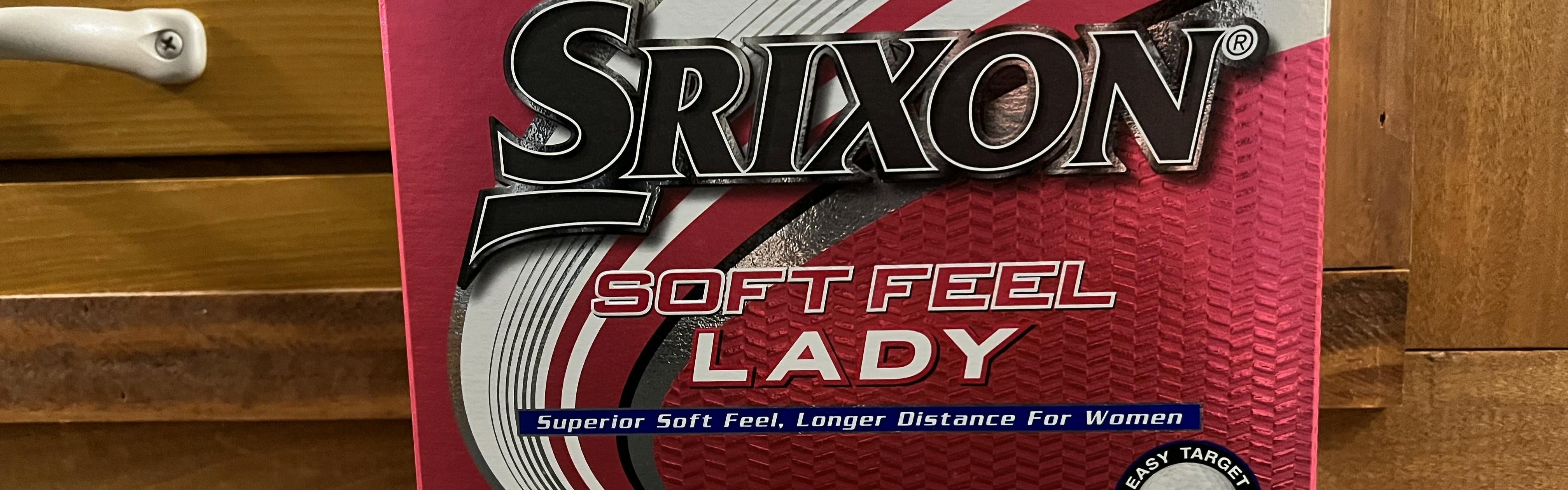 Box of Srixon Soft Feel Lady 7 Golf Balls 1 Dozen.