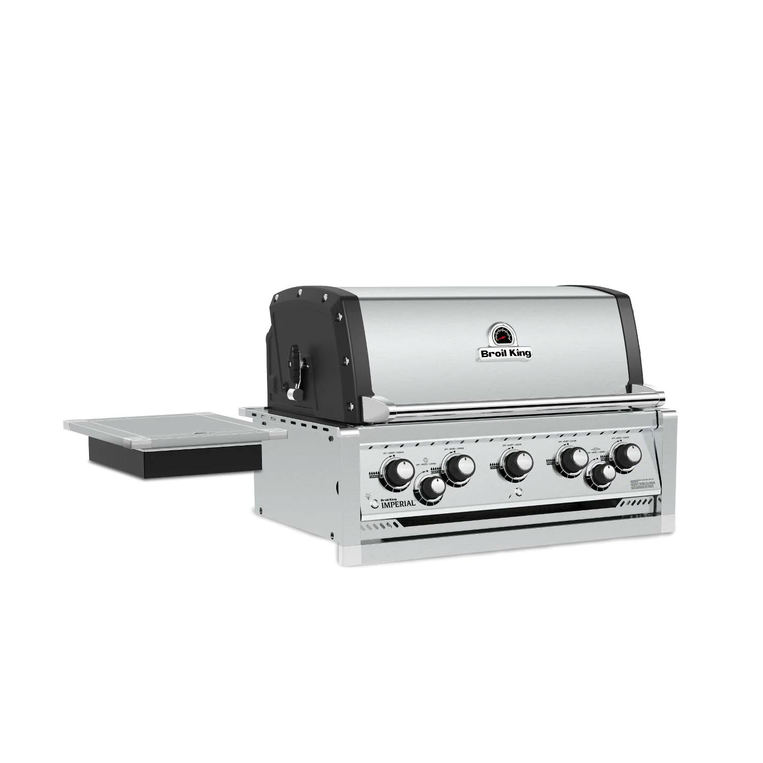 Broil King Imperial 590 Built-in Gas Grill with Rotisserie & Side Burner