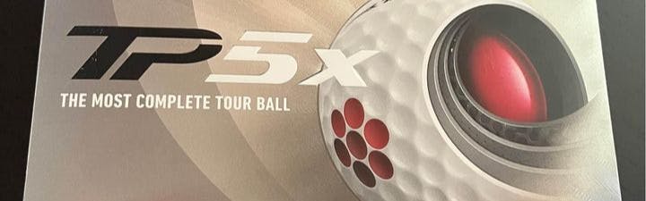 Box of the Tp5x golf ball.
