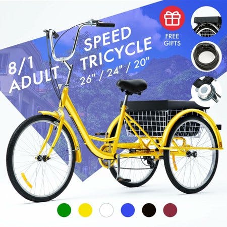 bike with basket adult