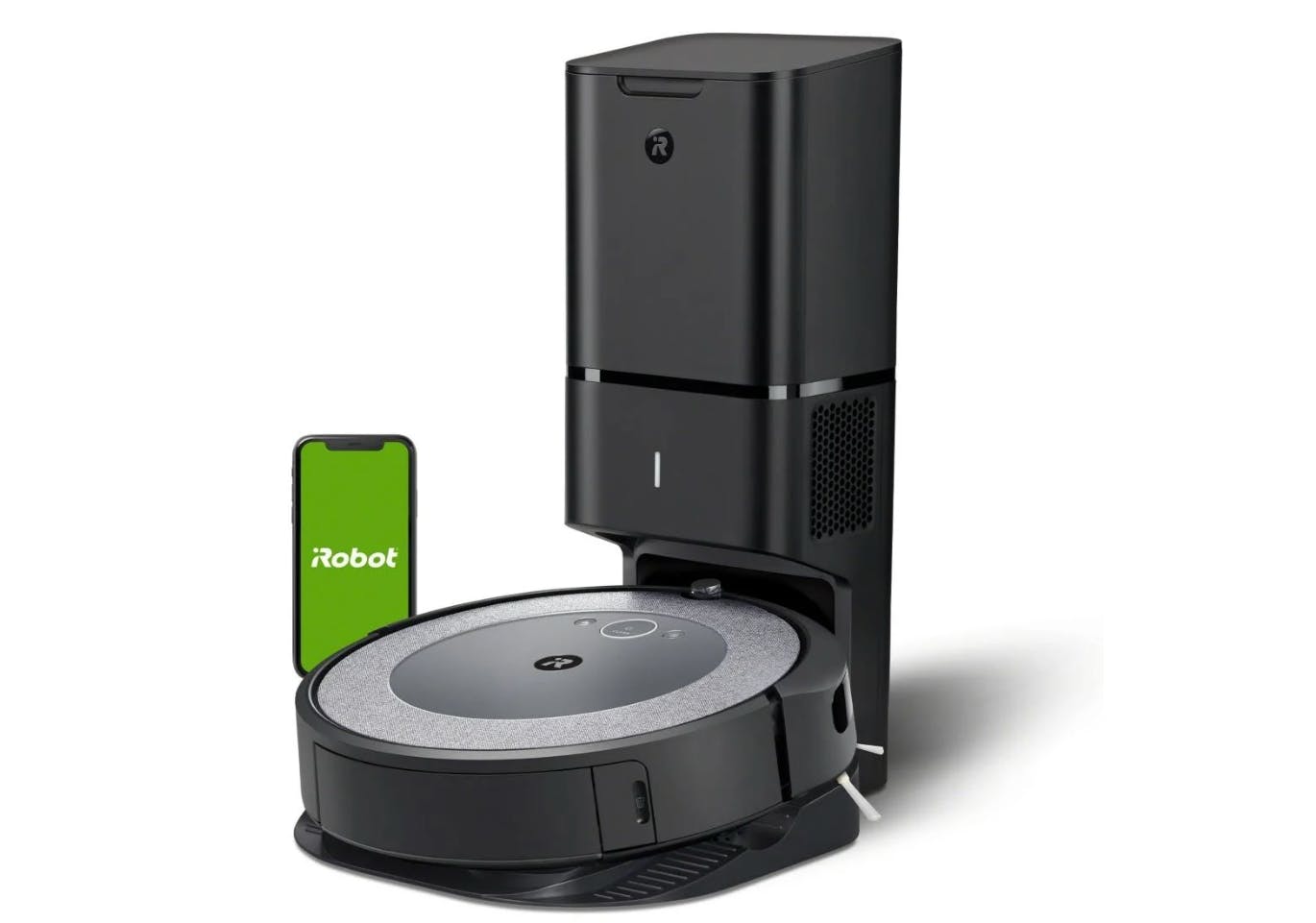 The iRobot Roomba i3 Wi-Fi Robot Vacuum + Automatic Dirt Disposal.