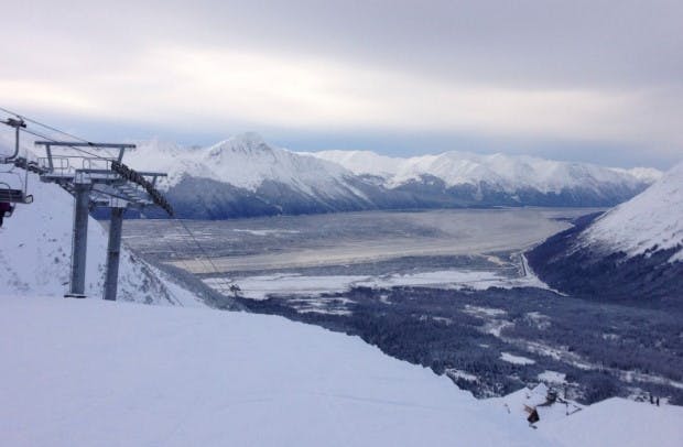 Views of the Pacific Ocean from Alyeska.