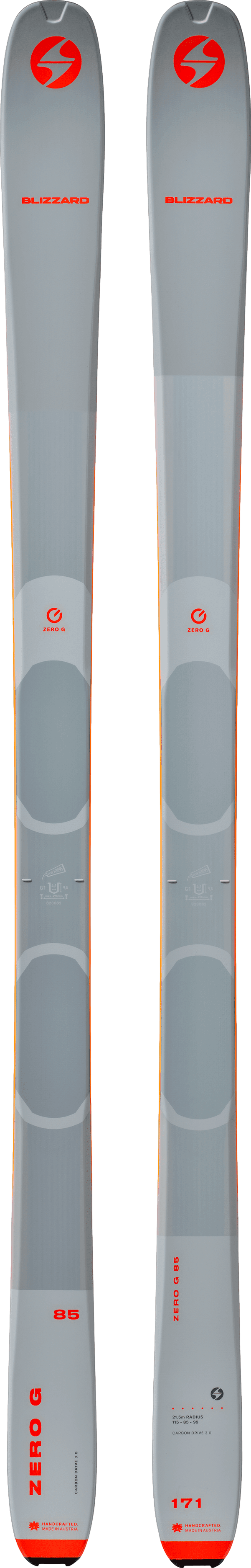 Blizzard Zero G 85 Skis · 2023 · 164 cm