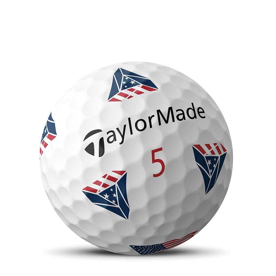 TaylorMade TP5x Pix USA Golf Balls ­­· White