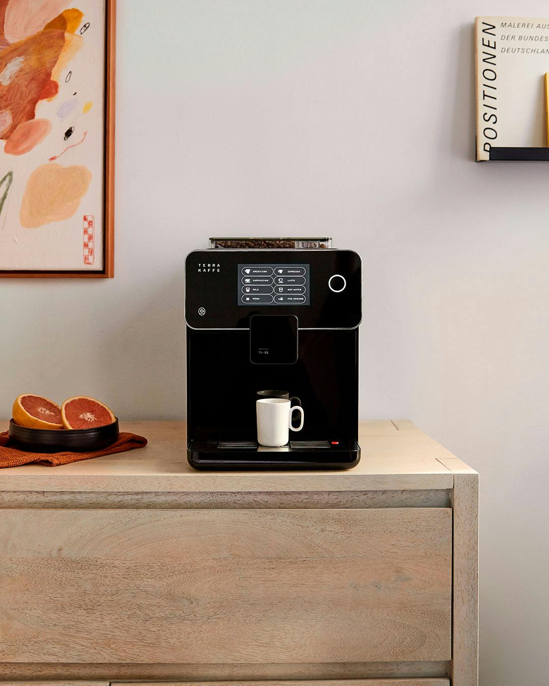 Terra Kaffe TK-01 Espresso Machine - Black