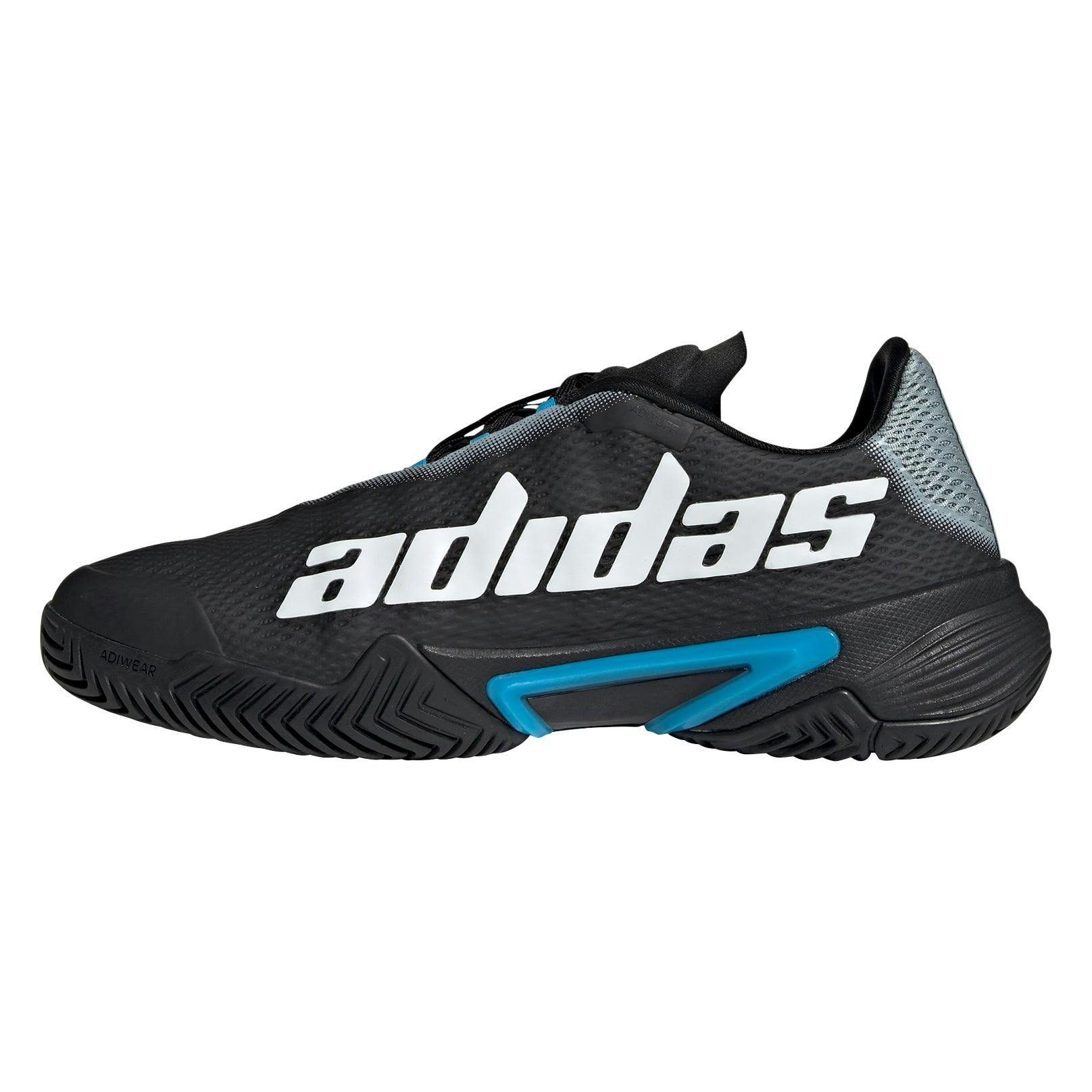Adidas Barricade Grey Mens Tennis Shoes - GRY/WHT/BLK 037 / D Medium / 12.5
