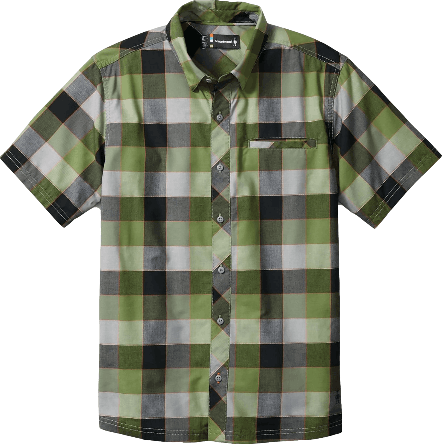 Smartwool Men's Summit County Retro Plaid Short Sleeve Shirt