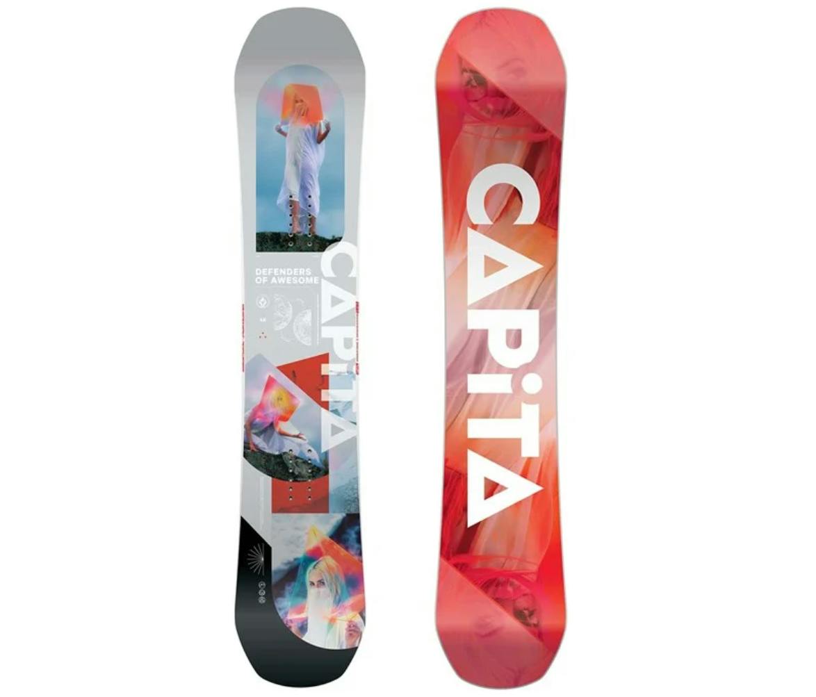 The CAPiTA Defenders of Awesome 2023 Snowboard. 