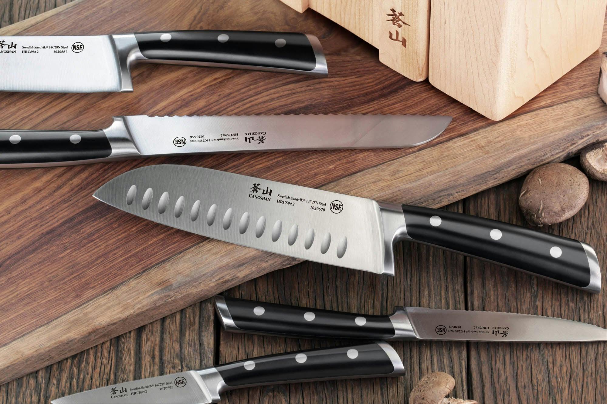 Cangshan TS Series 14-Piece DENALI Knife Block Set