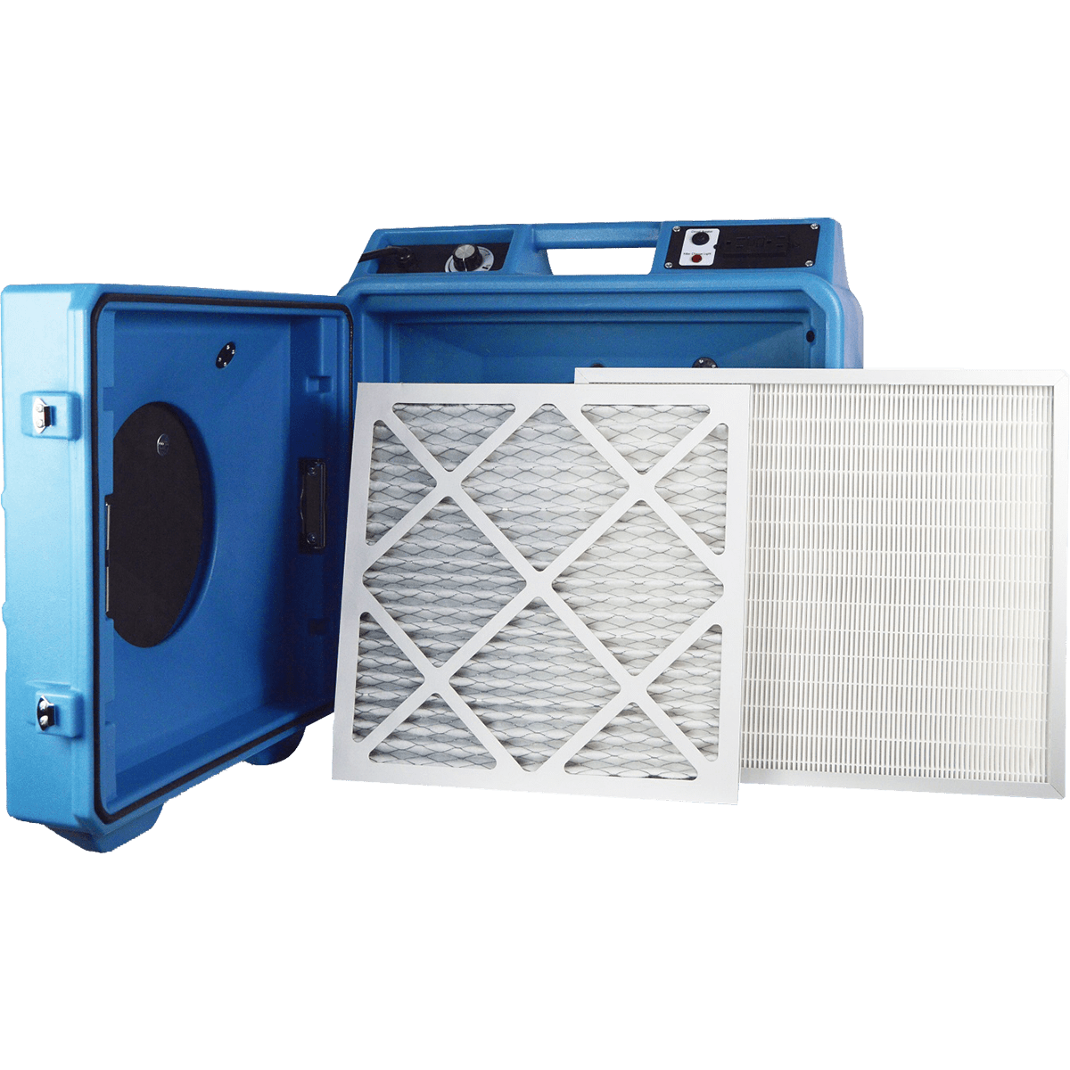 Puraero 1/4 HP 675 CFM 2.2A HEPA Air Scrubber Console Air Purifier